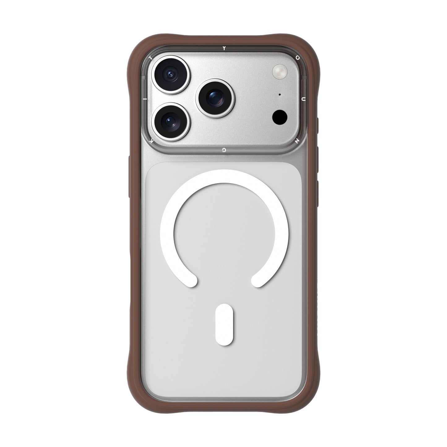 Dinamic II Clear Cafe | Case iPhone 17 Pro y 17 Pro Max | Youngkit