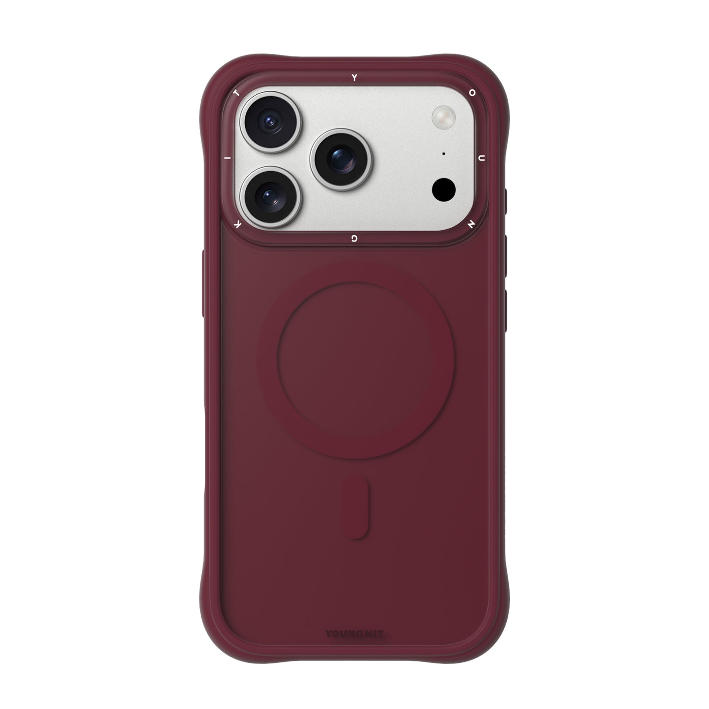 Dinamic II Color Full Vinotinto | Case iPhone 17 Pro y 17 Pro Max | Youngkit