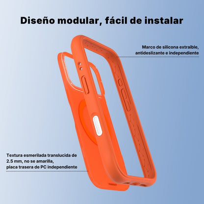 Dinamic II Color Full Naranja | Case iPhone 17 Pro y 17 Pro Max | Youngkit