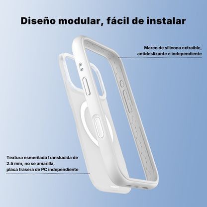 Dinamic II Color Full Blanco | Case iPhone 17 Pro y 17 Pro Max | Youngkit