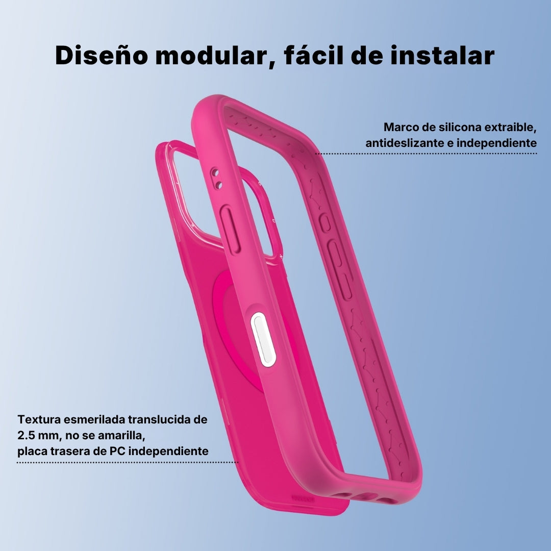 Dinamic II Color Full Fucsia | Case iPhone 17 Pro y 17 Pro Max | Youngkit
