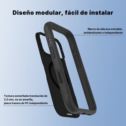 Dinamic II Color Full Negro | Case iPhone 17 Pro y 17 Pro Max | Youngkit
