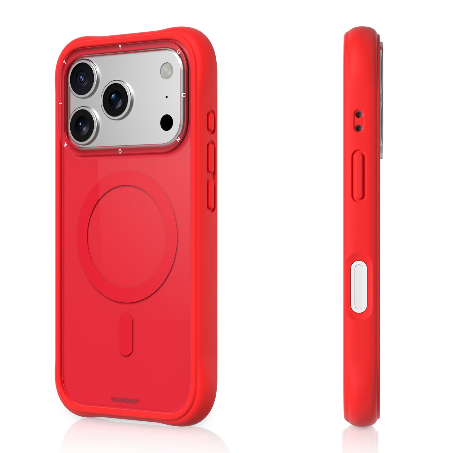 Dinamic II Color Full Rojo | Case iPhone 17 Pro y 17 Pro Max | Youngkit