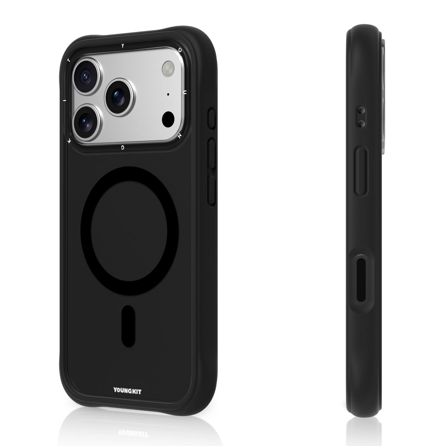 Dinamic II Color Full Negro | Case iPhone 17 Pro y 17 Pro Max | Youngkit