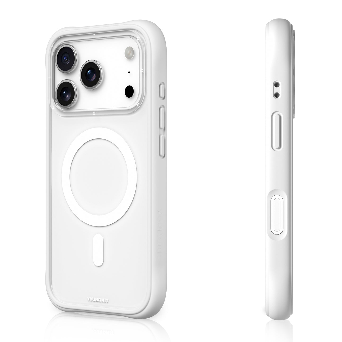 Dinamic II Color Full Blanco | Case iPhone 17 Pro y 17 Pro Max | Youngkit