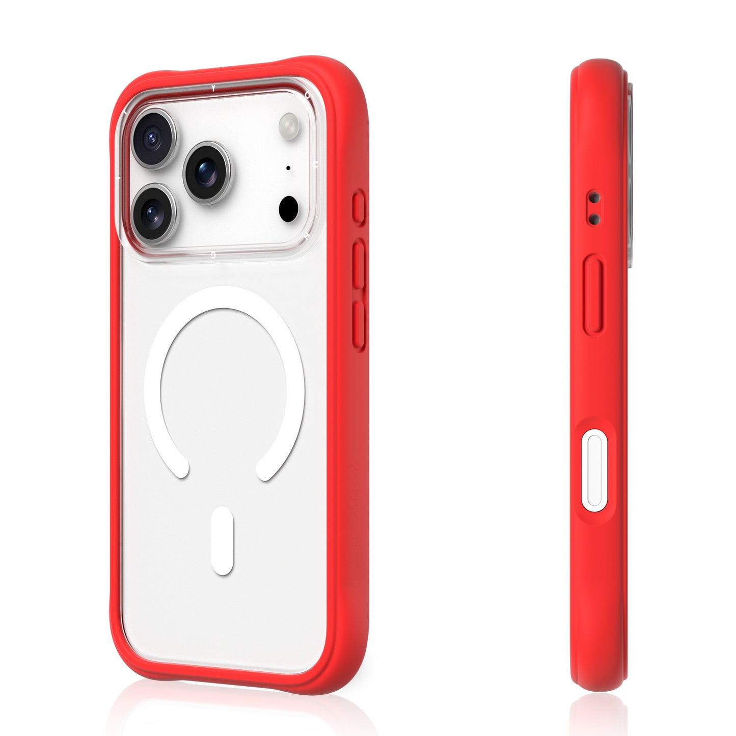 Dinamic II Clear Rojo | Case iPhone 17 Pro y 17 Pro Max | Youngkit