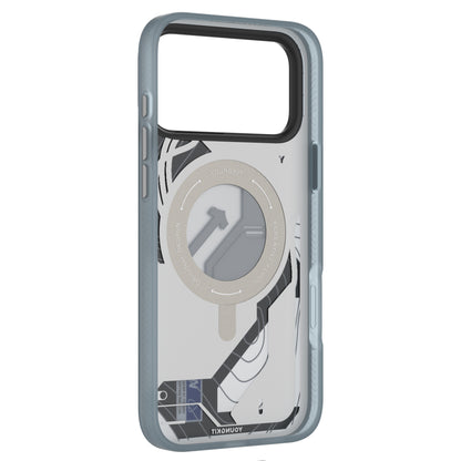 Cyberpunk Case con Soporte Magnético de 360° Blanco | Case iPhone 17 Pro Max | Youngkit