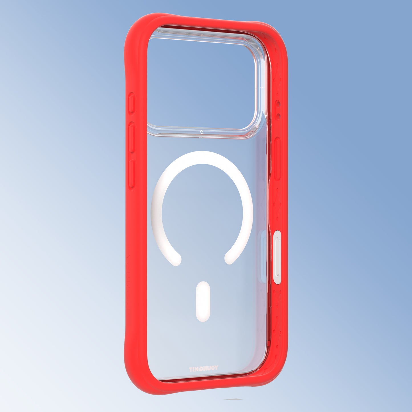 Dinamic II Clear Rojo | Case iPhone 17 Pro y 17 Pro Max | Youngkit